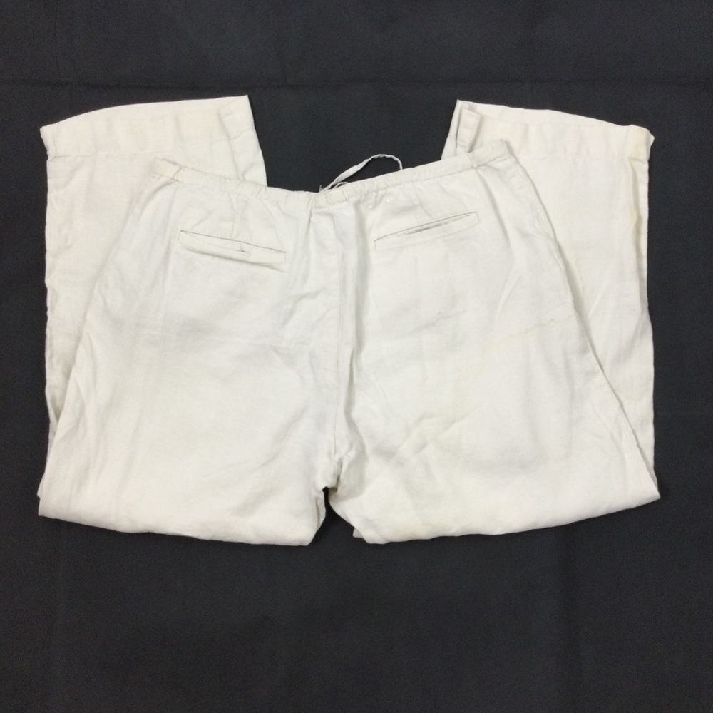 Old Navy 100% Linen Draw String Pants. - image 2